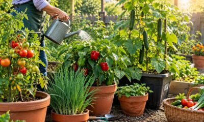Home vegetable gardening