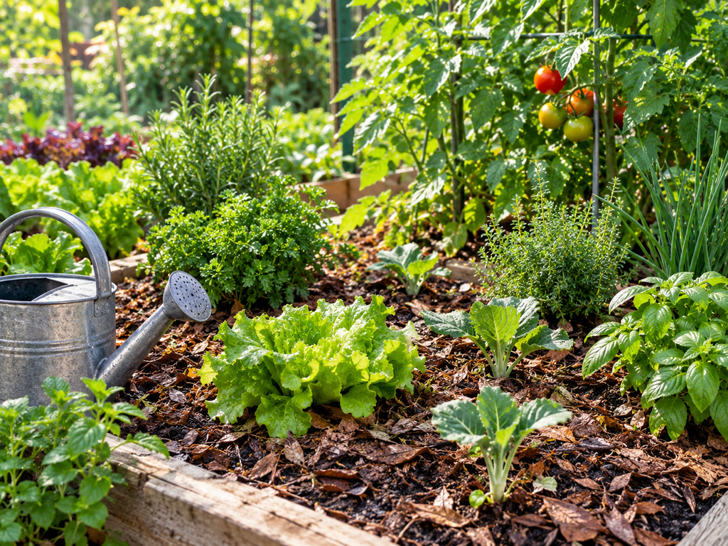 Watering a Kitchen Garden Correctly