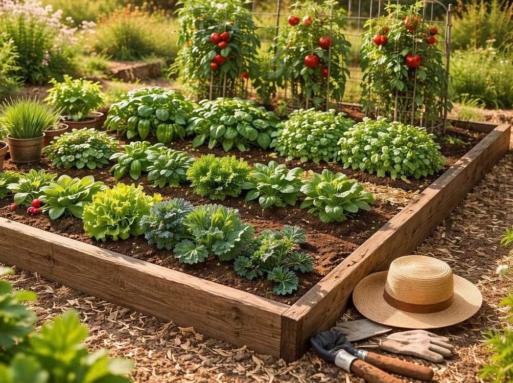 best home vegetable gardening setup