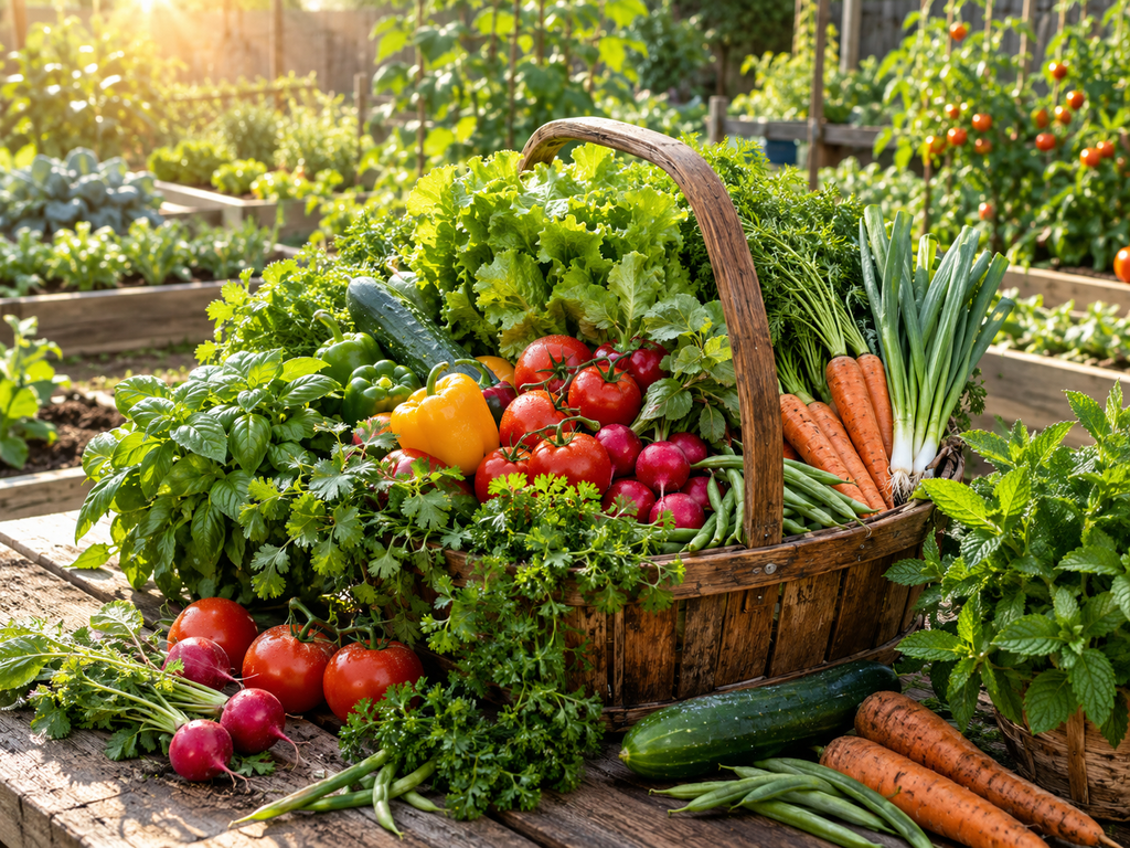 Vegetables Harvesting